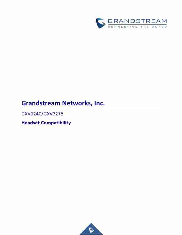 GRANDSTREAM NETWORKS GXV3240-page_pdf